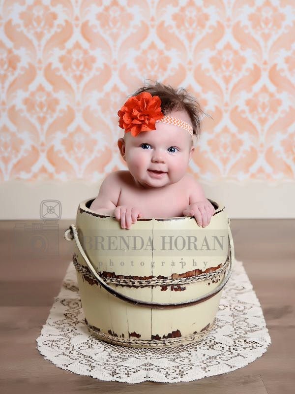 Eyelet Flower Headband-Baby Girl Headband-Newborn Headband-Infant Headband-Baby Headband-Flower Headband-Photo Prop-Toddler Headband