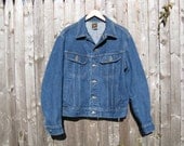 Vintage Lee Denim Jacket Union Made Mens Medium 42R