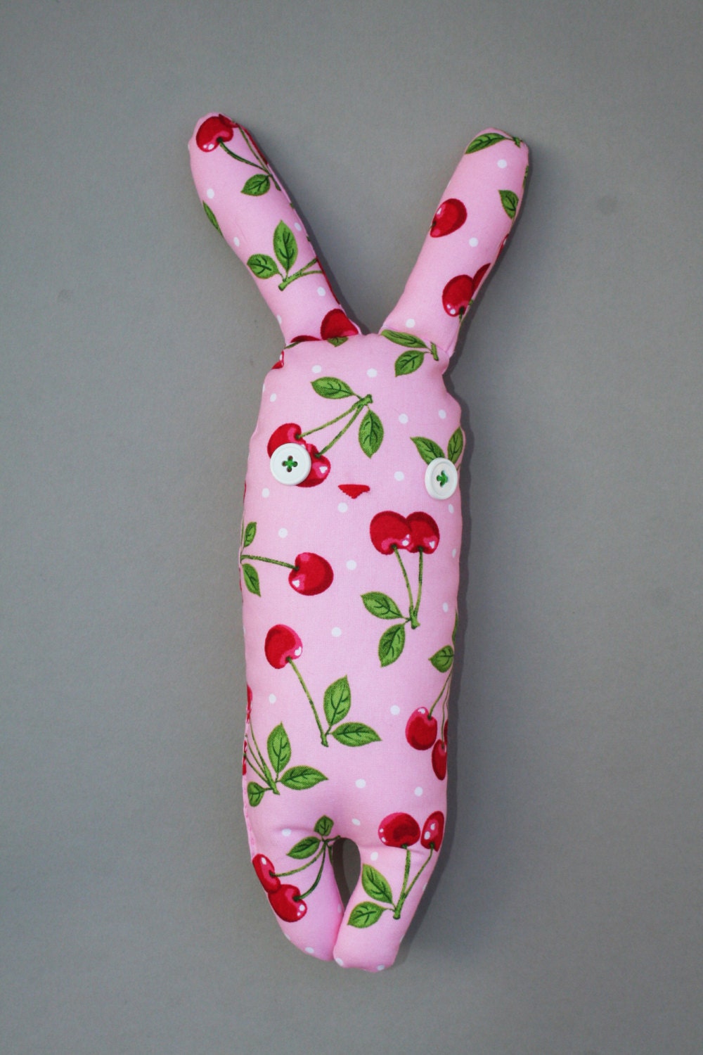 Pink and Cherry Fun Bun // SALE
