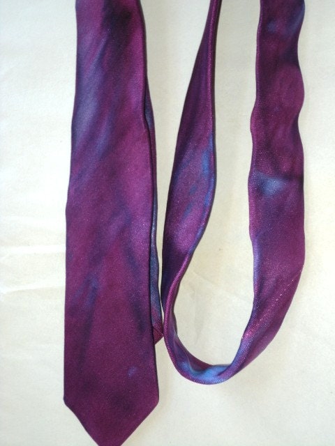 Purple Silk Necktie