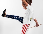 American Flag Kids Leggings Sizes 5, 6-7, 8