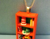 Dr Seuss Bookshelf Necklace - Book Jewelry by Coryographies