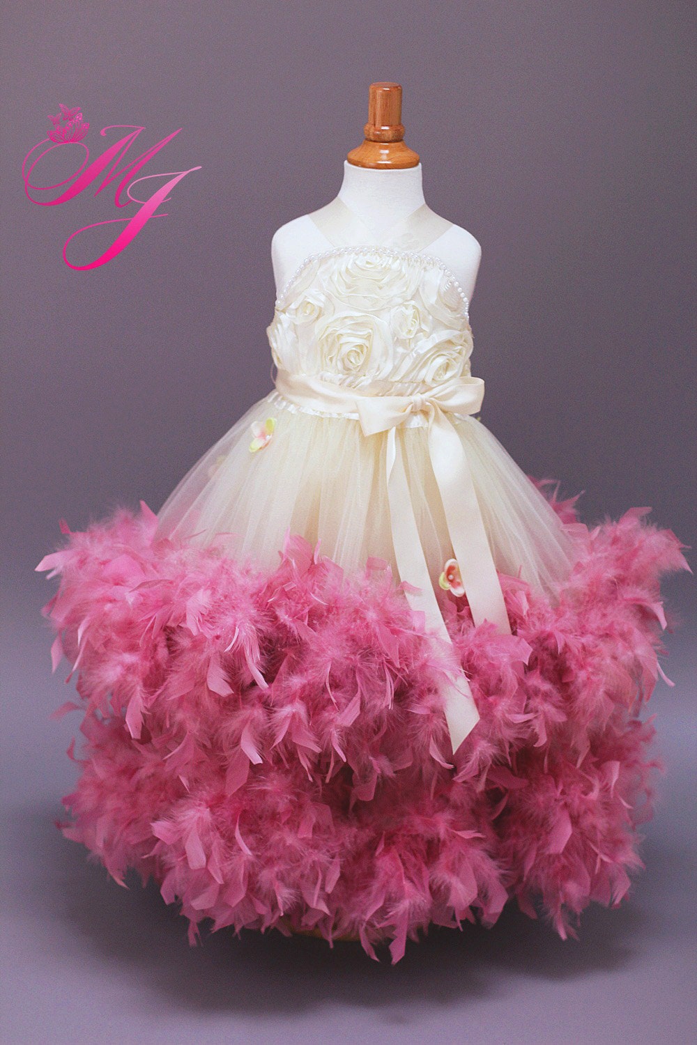 Original Classy Fluffy Feather Dress Now in Two Layers