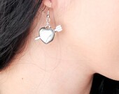 Cupids Heart Dangle Earrings