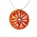 Blood Orange Necklace - Fruit Jewelry - Fruit Necklace - Real Fruit Jewelry