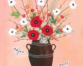 May's Flowers -- Archival Art Print