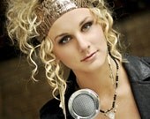 Gold Snakeskin Headband