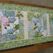 Floral Table Runner or Wall Hanging Quilted fabric from Wilmington Prints and South Sea Imports