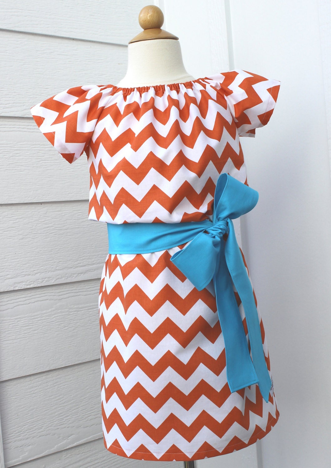 Sash Tie Chevron Dress...sweet tea for kids