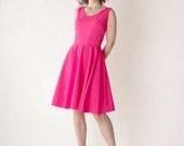 Vintage Inspired bridesmaid dress, party dress.