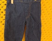 Dark denim jeans for baby in size 3-6 months