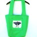 Grocery Tote Bag - Green Organic Cotton Hemp - Cloth Bag - Reusable Bag - Farmers Market - Eco Friendly