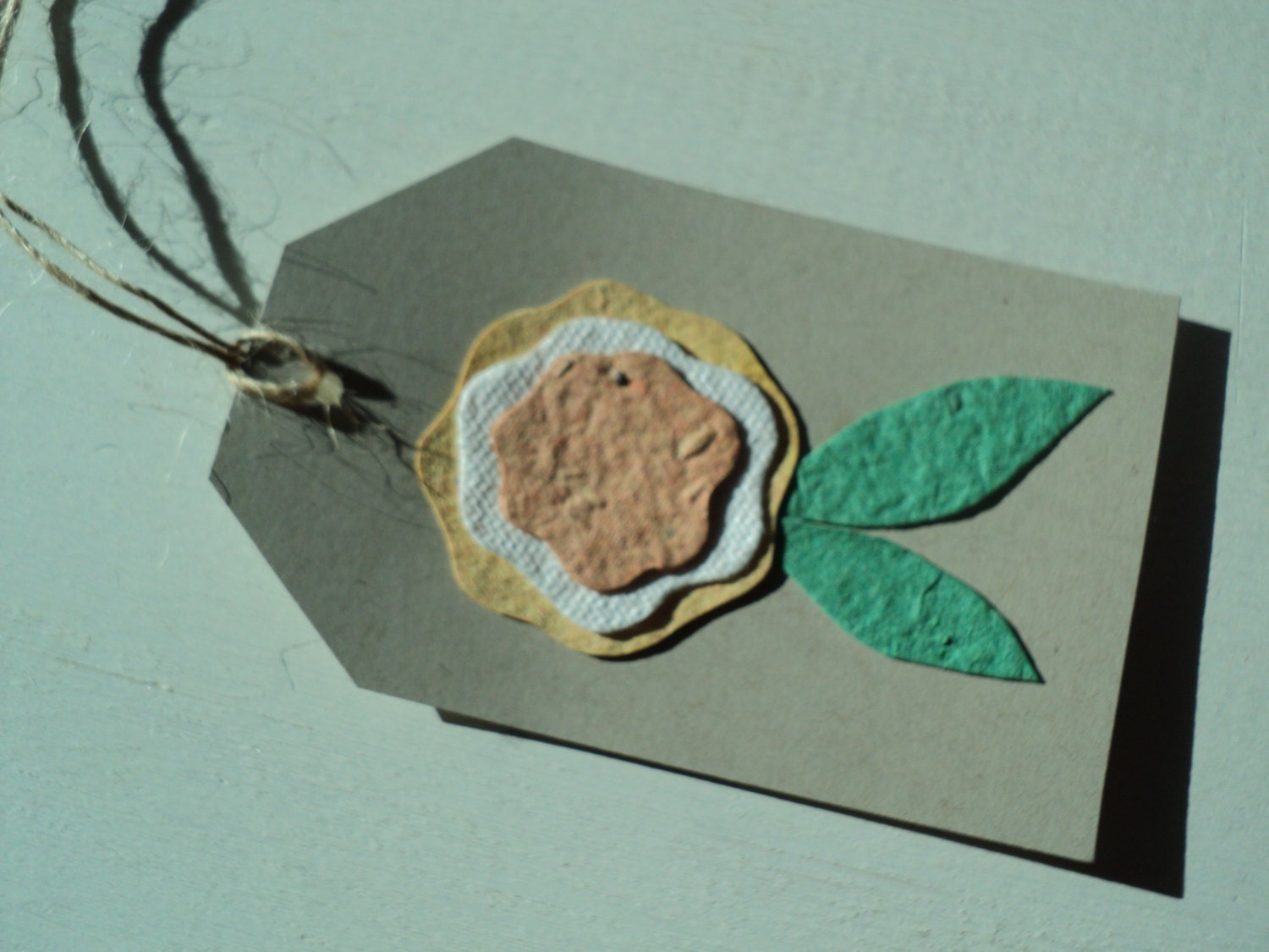 Handmade Recycled & Plantable Flower Gift Tags