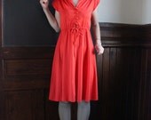cute cherry red dress