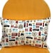 Lumbar pillow london taxi  big ben london eye tea pot tea beefeater bus 18 x 12 red white blue cushion cover memorabilia flag