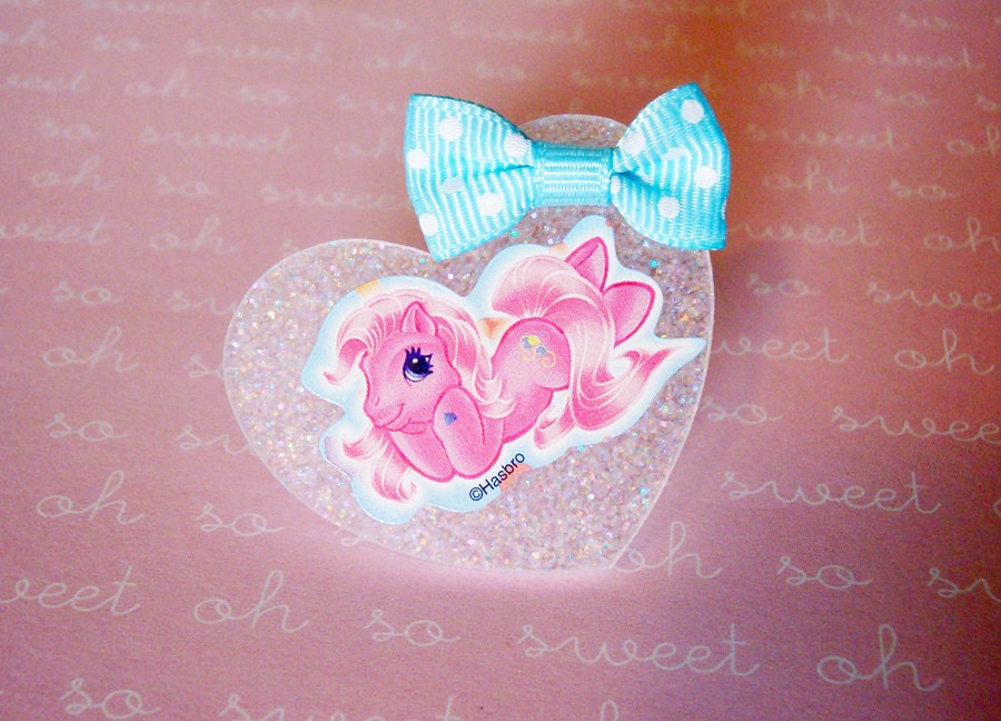 Pinkie Pie Pony Sparkly Heart Ring