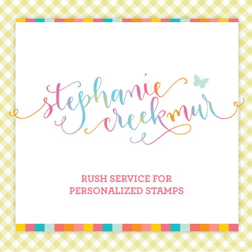 Rush Service for Personalized Stamps