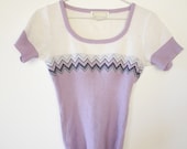 Sunny Afternoon Purple 70s top