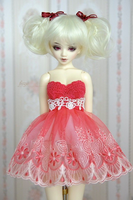 LAST ONE Coral dress for MSD Unoa