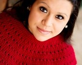 Ava Adult Capelet with optional Cowl & Hood Crochet PATTERN P4