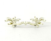 vintage 70s large fancy drawer pull by NL company UPTOWN GIRL