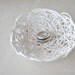 Wedding ring bearer - ceramic, organic pattern, ring plate dish, pure white,  wedding ring bearer bowl UK Etsy