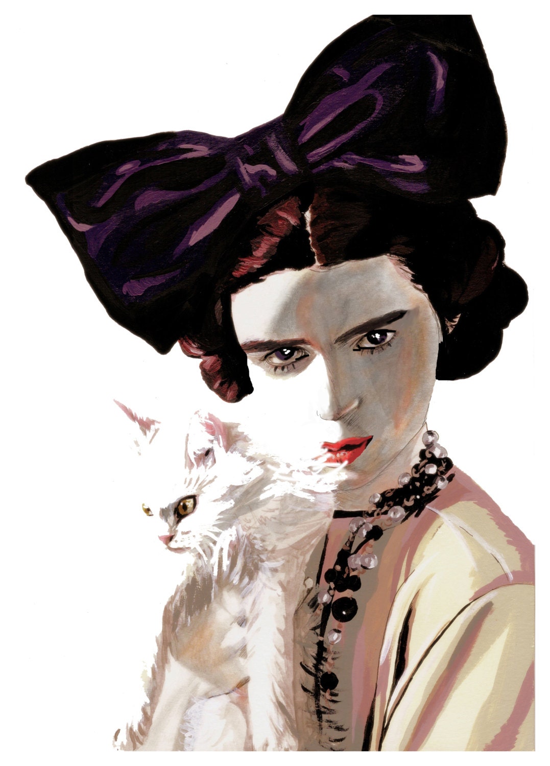 Retro Lula Magazine Fashion Illustration - Limited Edition Giclée Print - A4 (8.3 x 11.7")
