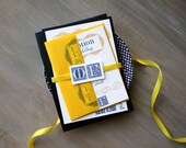 Bold & Bright - Beach Wedding Invitations - Lemon Yellow, Cobalt Shimmer - Purchase for a Sample