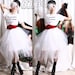 Bridal Lolita Puffy Ballerina Irregular Translucent TuTu Mesh Tulle Calf Skirt