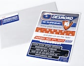 Nerf Party Invitation - Printable 5x7 - Two Sided with Envelope Wraps - Blue, Orange