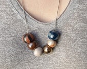 Urchin: Ceramic Bead Necklace