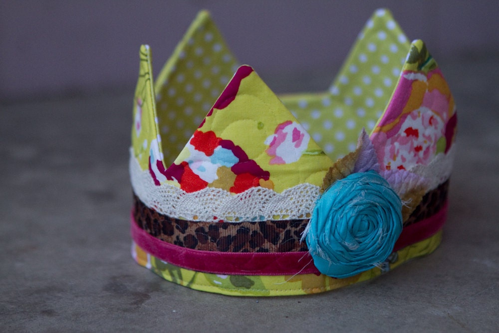Fabric Crown - Princess Robin