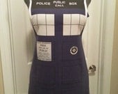 TARDIS inspired apron