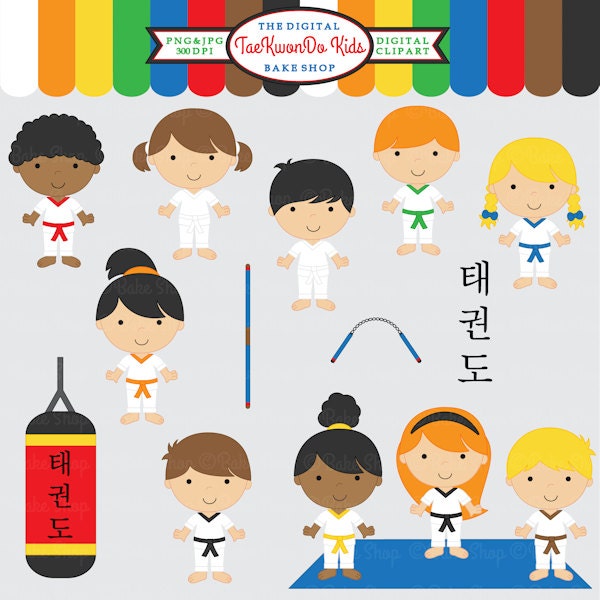 tae kwon do clipart taekwondo clip art - TaeKwonDo Kids Clipart