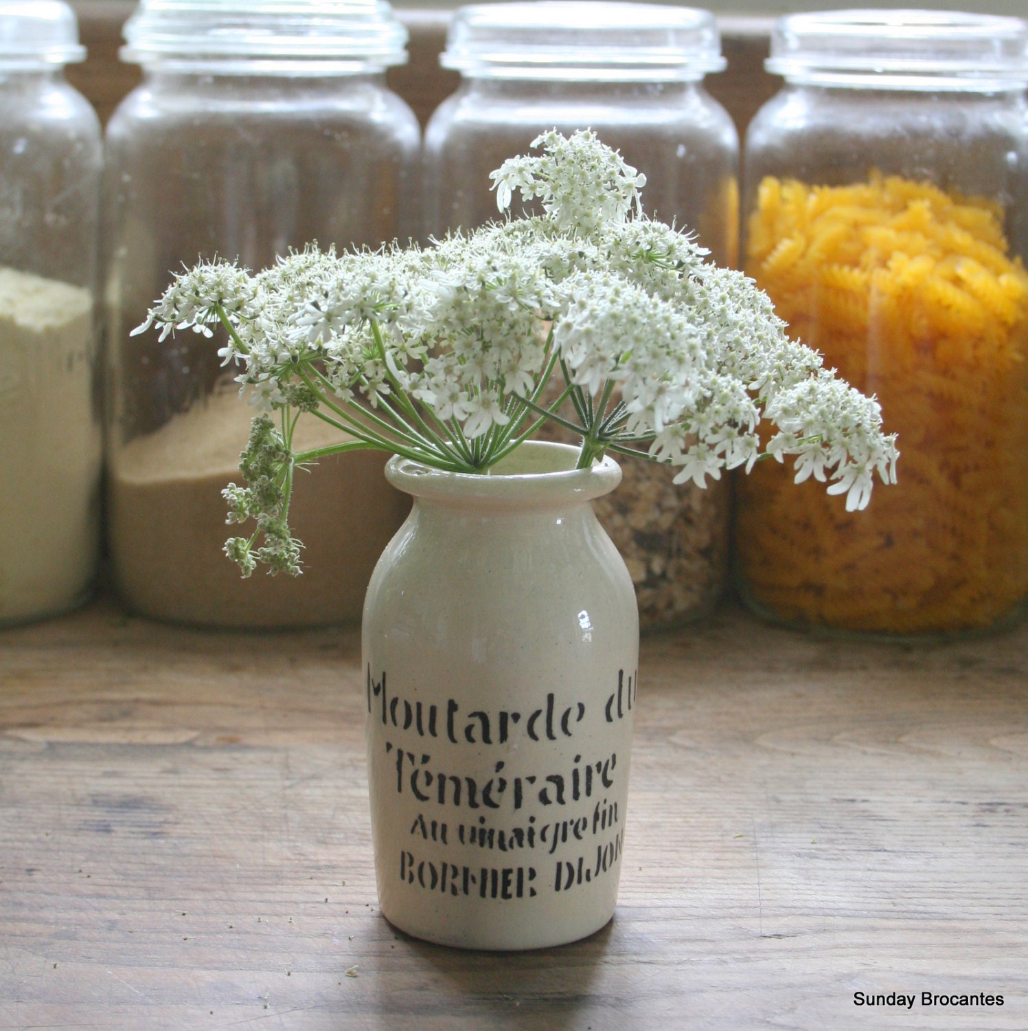 French Pottery Dijon Jar