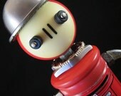 PO (Post Office) Bot - found object robot sculpture assemblage