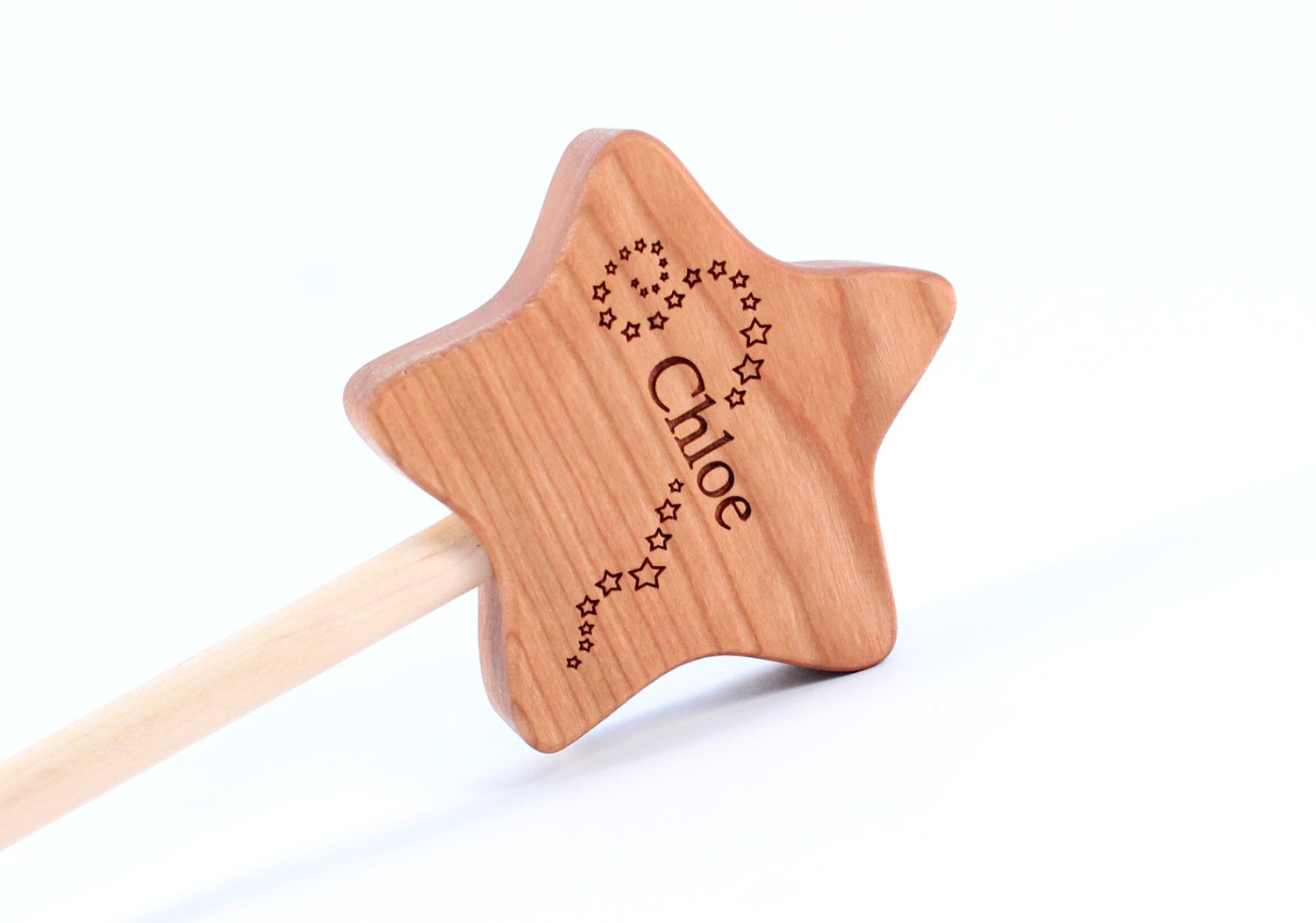 personalized WAND toy - all natural wooden imagination toy - waldorf inspired magic fairy play for toddler or preschooler, organic finish