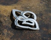 Vintage Celtic Brooch Silver