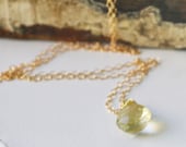 Citrine Necklace - simple...
