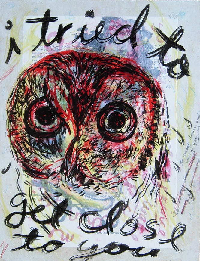 i tried to get close to you, original painting