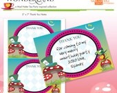 Mad Hatter Tea Party Inspired Printable Thank You Notes - DIY Print - Alice in Wonderland Inspired - Instant Download Il_170x135