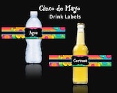 INSTANT DOWNLOAD - Printable - Cinco de Mayo Fiesta - Printable Water Bottle / Beer Labels Il_170x135