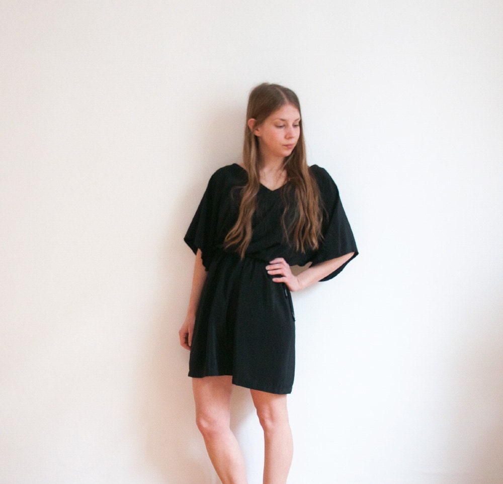 Kimono Dress in boho style - Handmade Women's Clothing