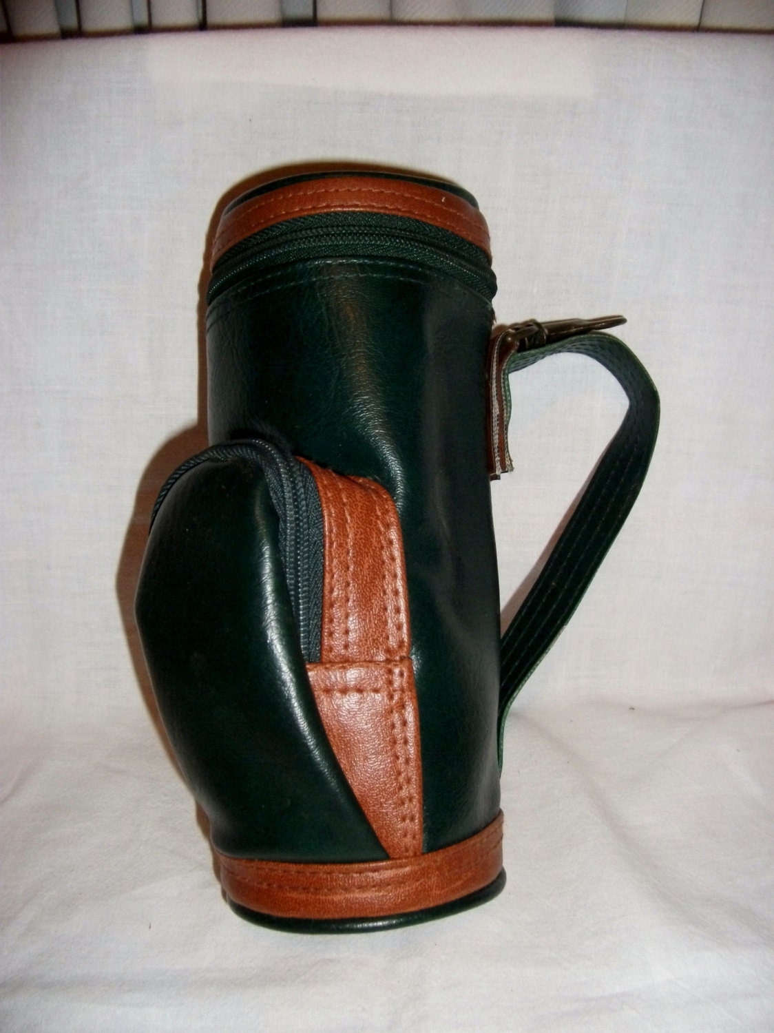 Vintage Miniature Golf Bag Ball and Tee Caddy Clip On Only 6 USD