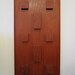 Vintage Modern Solid Teak Sculptural Wall Art
