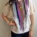 Vintage 80s Digital Waterfall Sweater Blouse