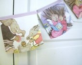 what mommies do best / what daddies do best, repurposed children story book, nursery bedroom / birthday garland, gift under 20