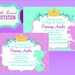 INVITATION - Little Mermaid Inspired Party Printables - Princess Party - Ariel - Girls Birthday Party - Princess Ariel - Krown Kreations