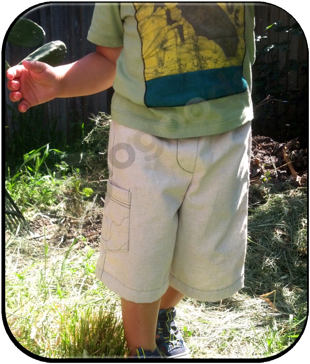 Hemp, Organic and Recycled Shorts for Growing Children
