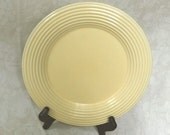 Vintage Fapor Portugal Dinner Plate 10" All Yellow Stoneware FOP3